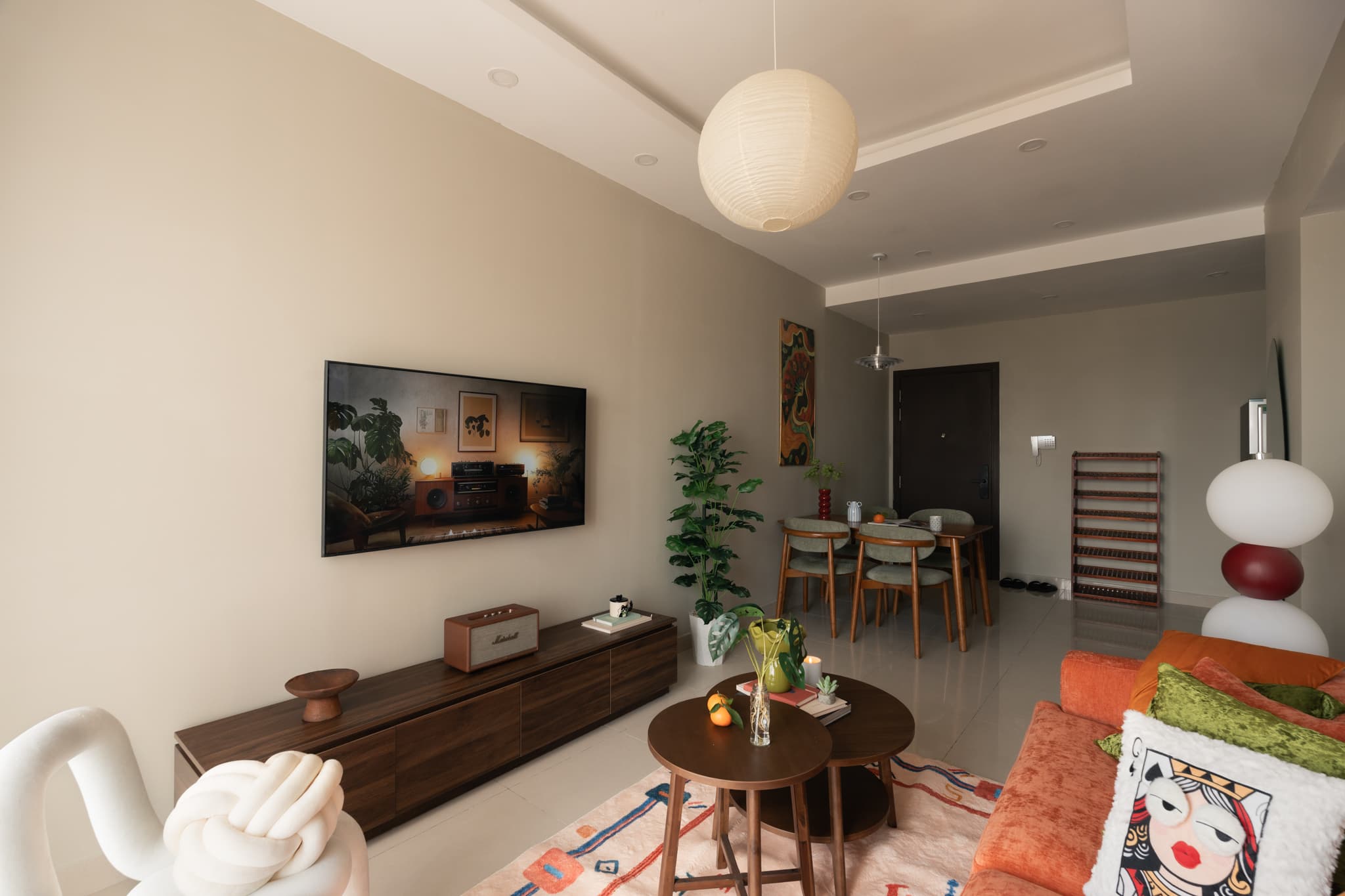 Mid century - retro 1Br Bancony HighFloor