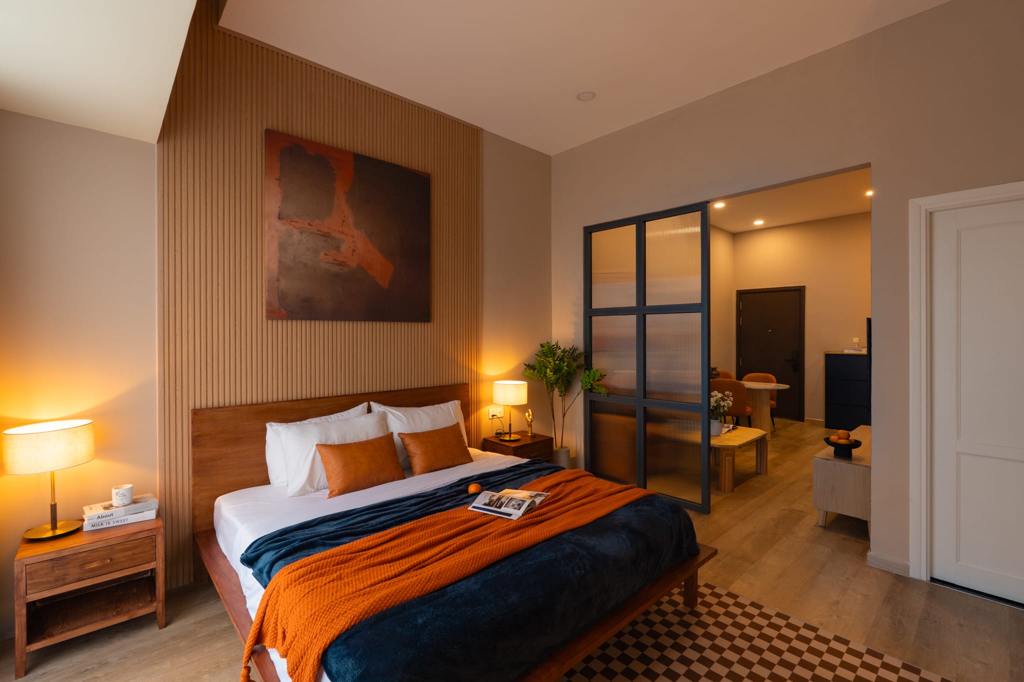 Sunset Glow · 1PN · 48m² ấm áp